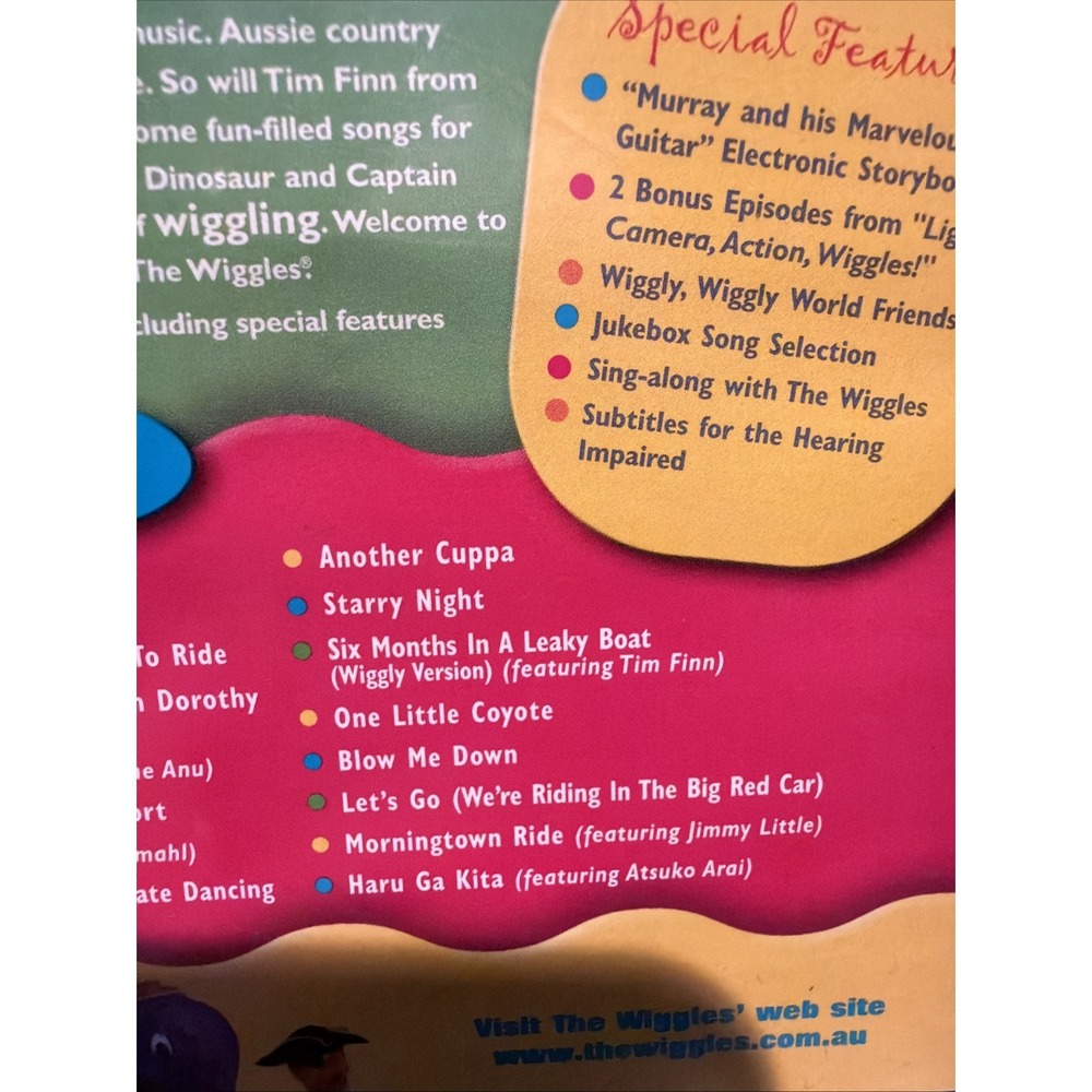 The Wiggles It's a Wiggly Wiggly World Dvd Rolf Harris Tested Works 2005 - Picture 6 of 10